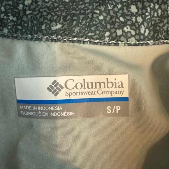 Columbia Green Splatter Sleeveless Cold Bay Dress Size Small UPF Outdoors Green - Picture 4 of 7